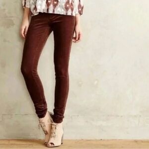 Pilcro and the Letterpress | Fit Serif Brown Corduroy Pants | Sz 28